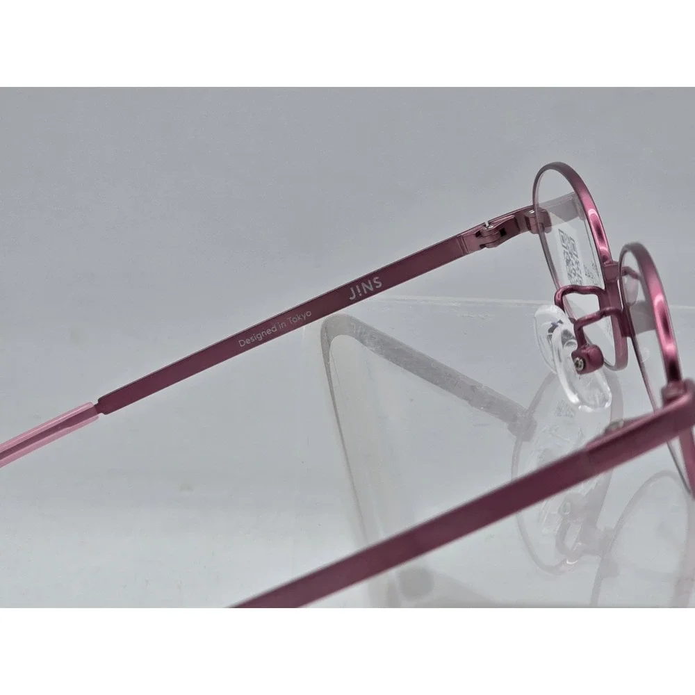 Jins Pink Kids Eyeglass Frames‎ 46.8 - 15.2-139 - 28 AKMF16A351A02 - SITS ASKEW